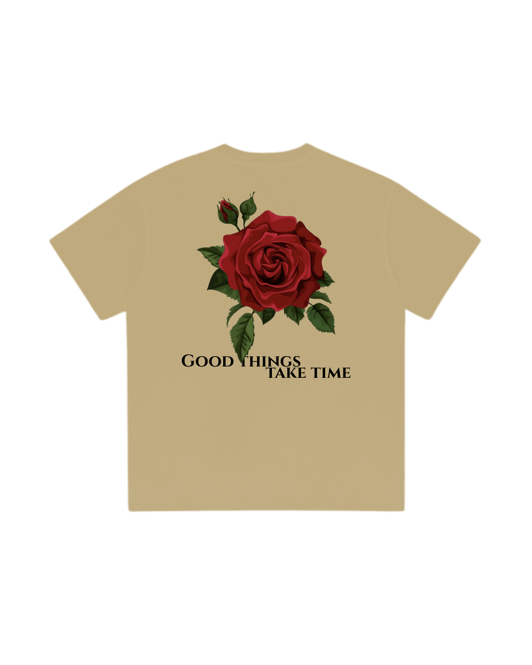 BLOOM REGULAR FIT T-SHIRT BIEGE