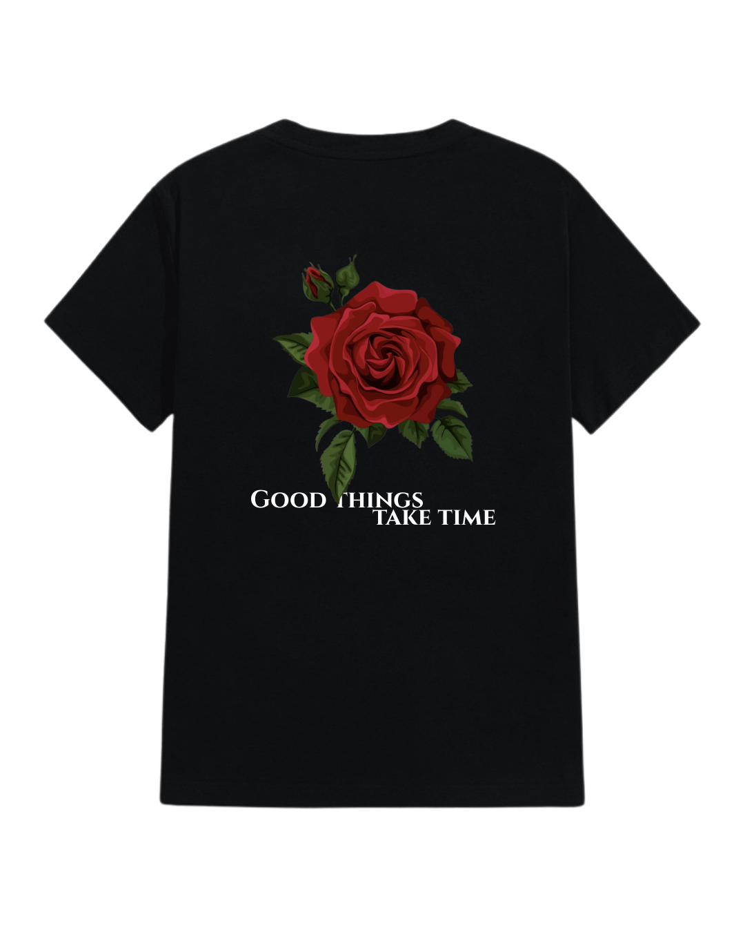 BLOOM REGULAR FIT T-SHIRT BLACK