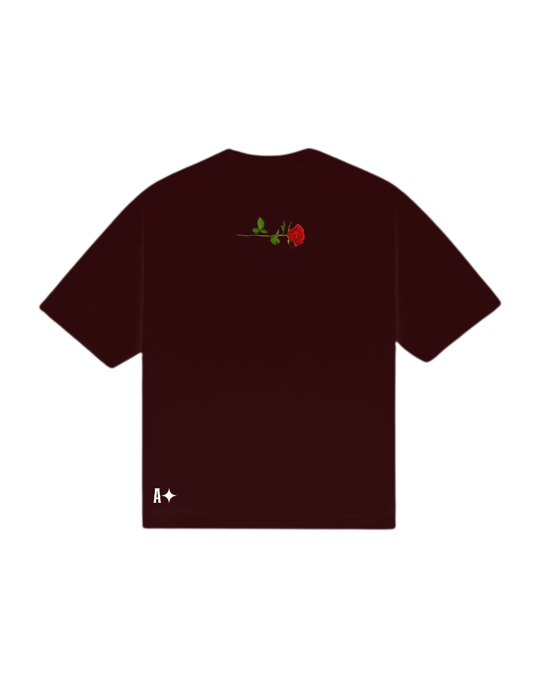 BLOOM OVERSIZED T-SHIRT CHOCOLATE BROWN