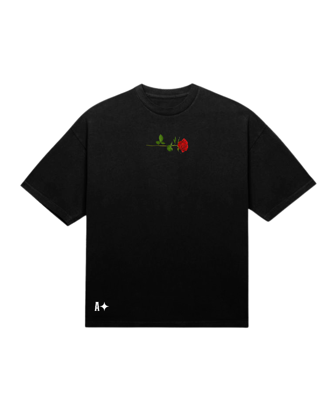 BLOOM OVERSIZED T-SHIRT BLACK