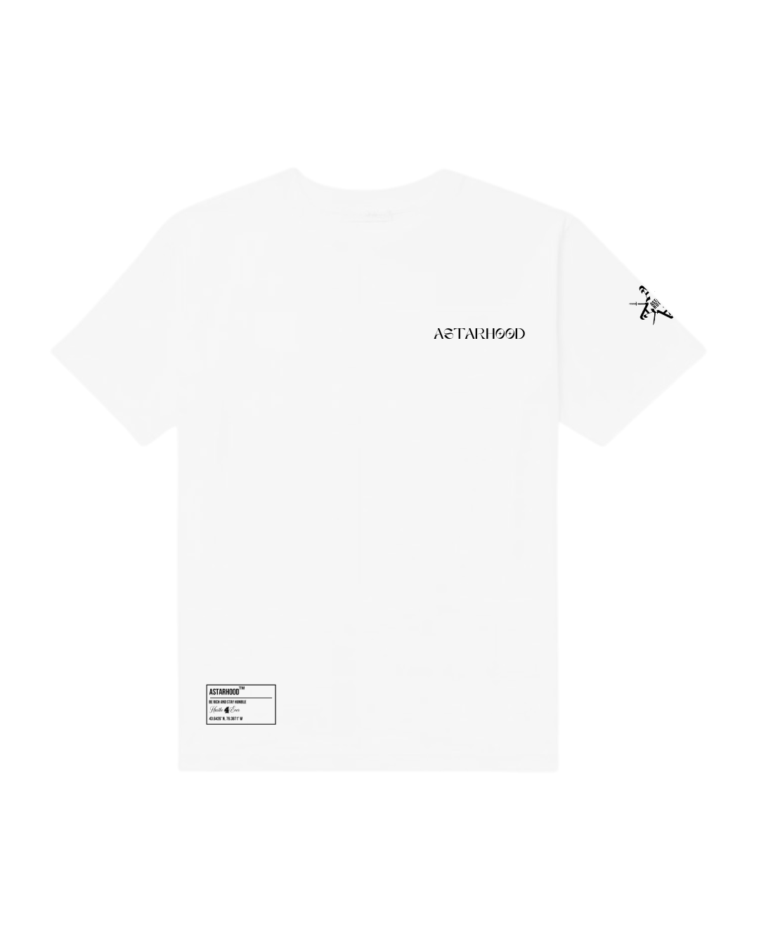 ASTARHOOD REGULAR FIT T-SHIRT WHITE