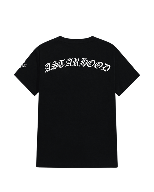 ASTARHOOD REGULAR FIT T-SHIRT BLACK