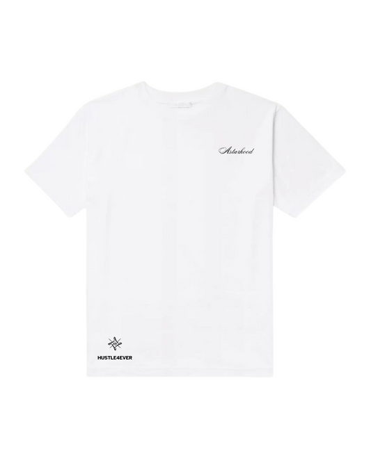 HUSTLE 4 EVER REGULAR FIT T-SHIRT WHITE