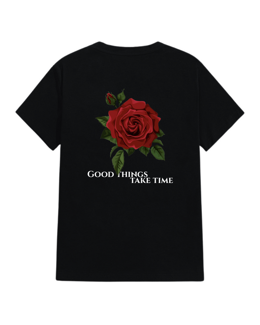 BLOOM REGULAR FIT T-SHIRT BLACK