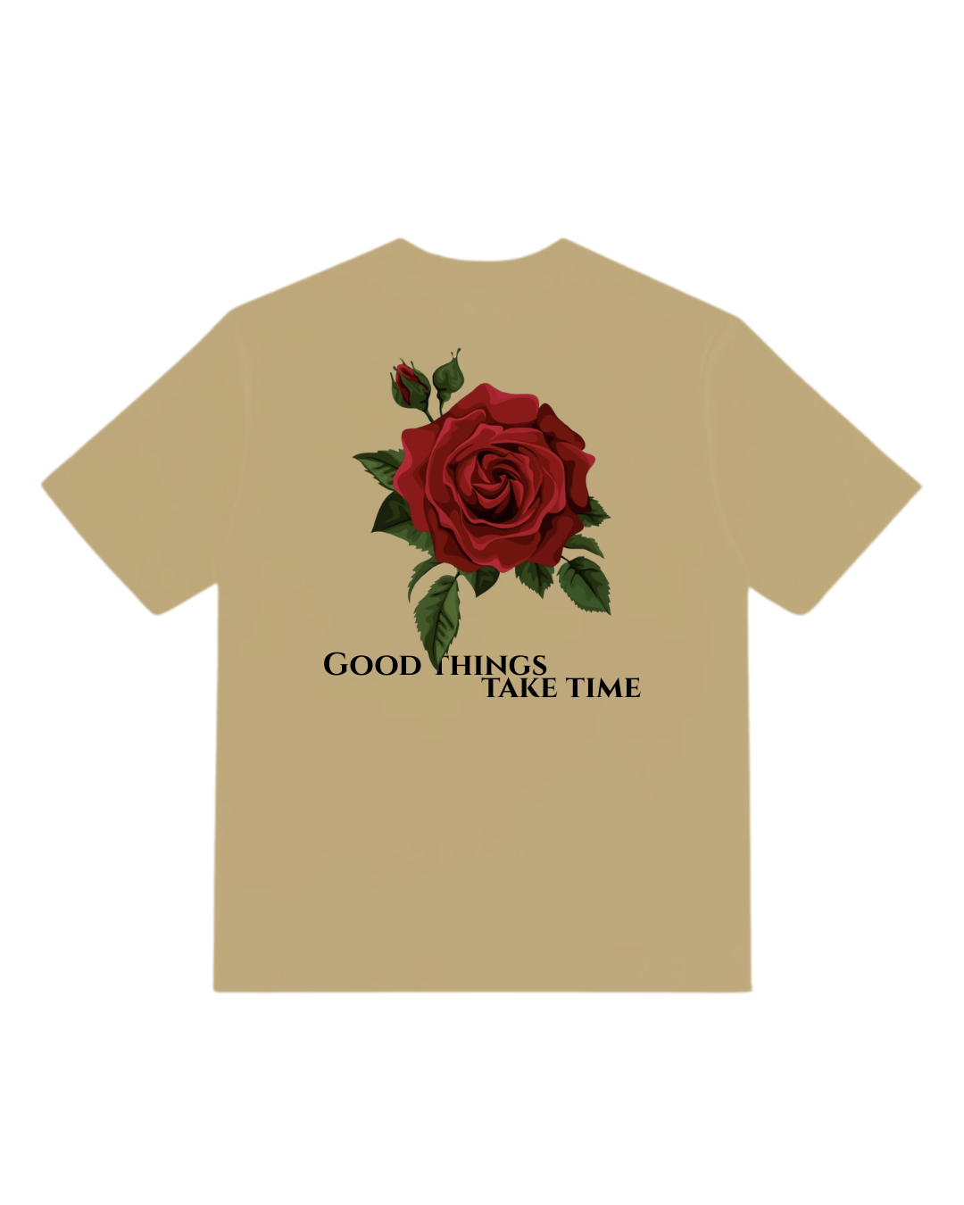 BLOOM OVERSIZED T-SHIRT BIEGE